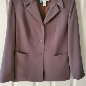 Suit jacket dark taupe